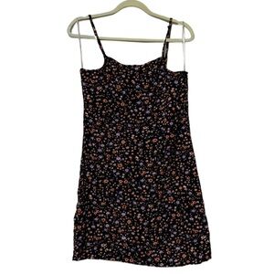Vans Black Floral Mini Dress